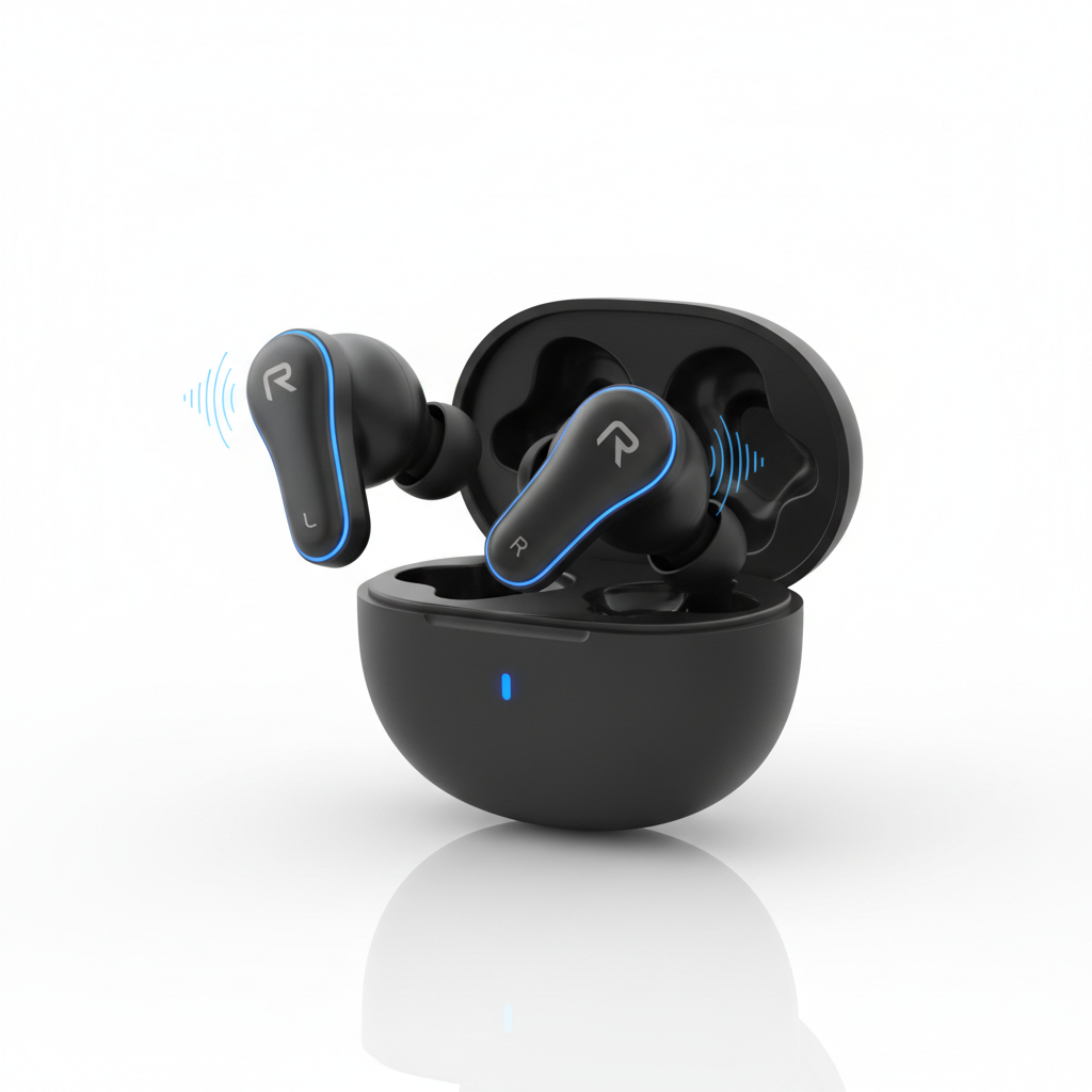 Wireless Bluetooth Earbuds with Charging Case