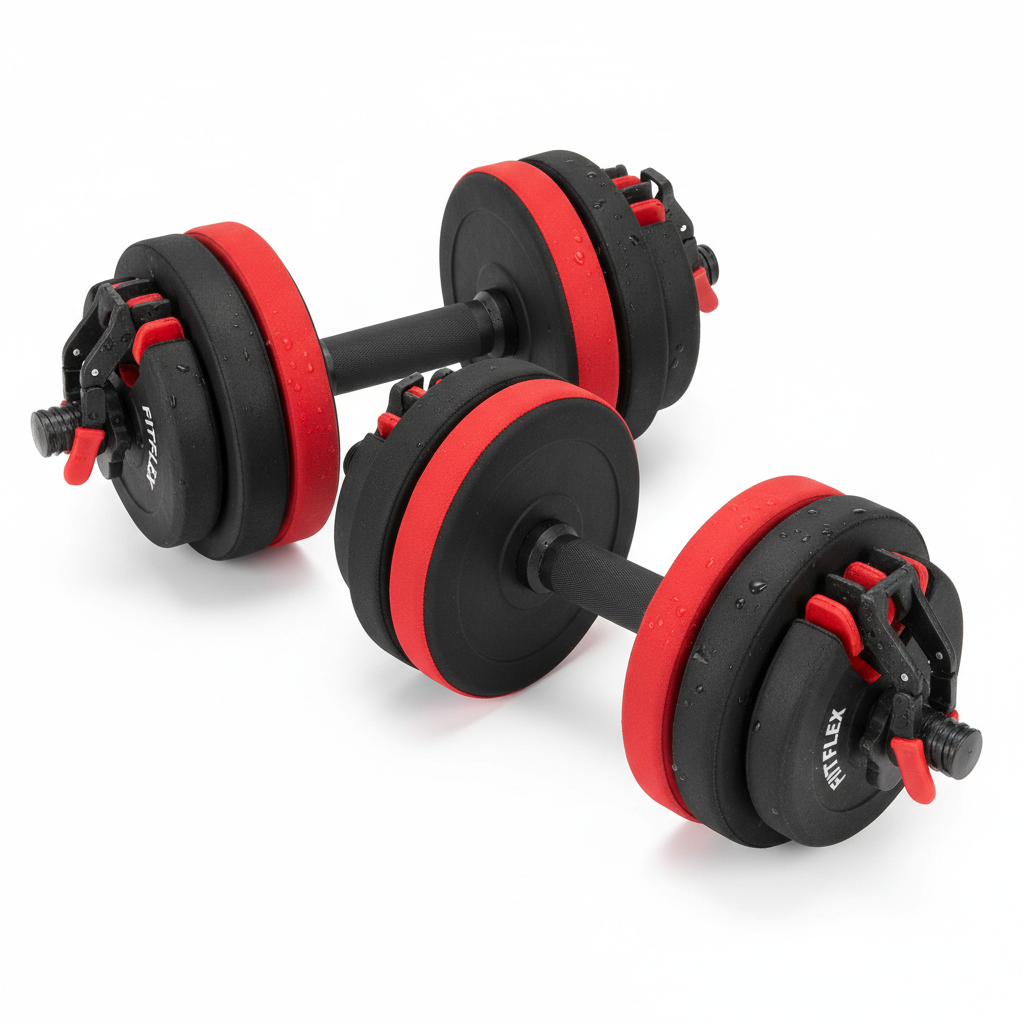 Adjustable Neoprene Dumbbells Set